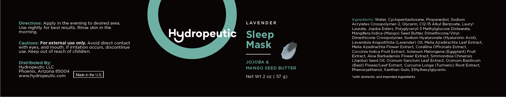 Lavender Sleep Mask